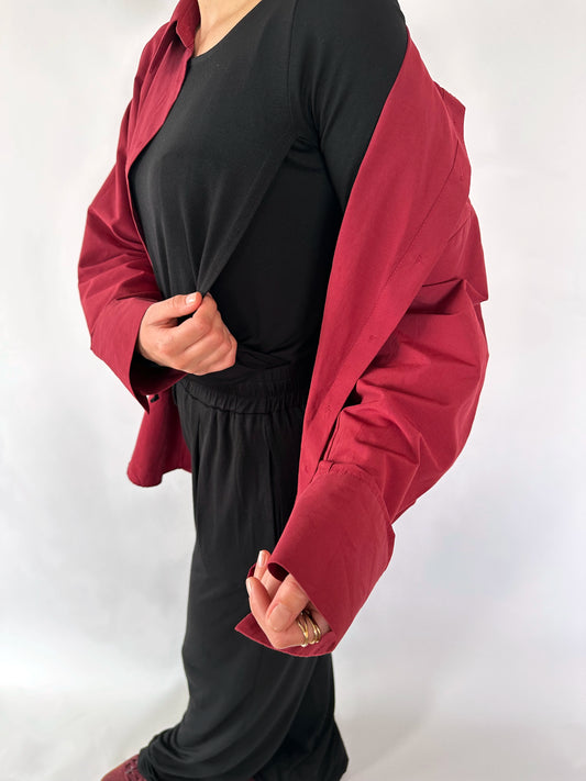 Maillot de corps manches courtes allaitement drapée - Cœur à Cœur