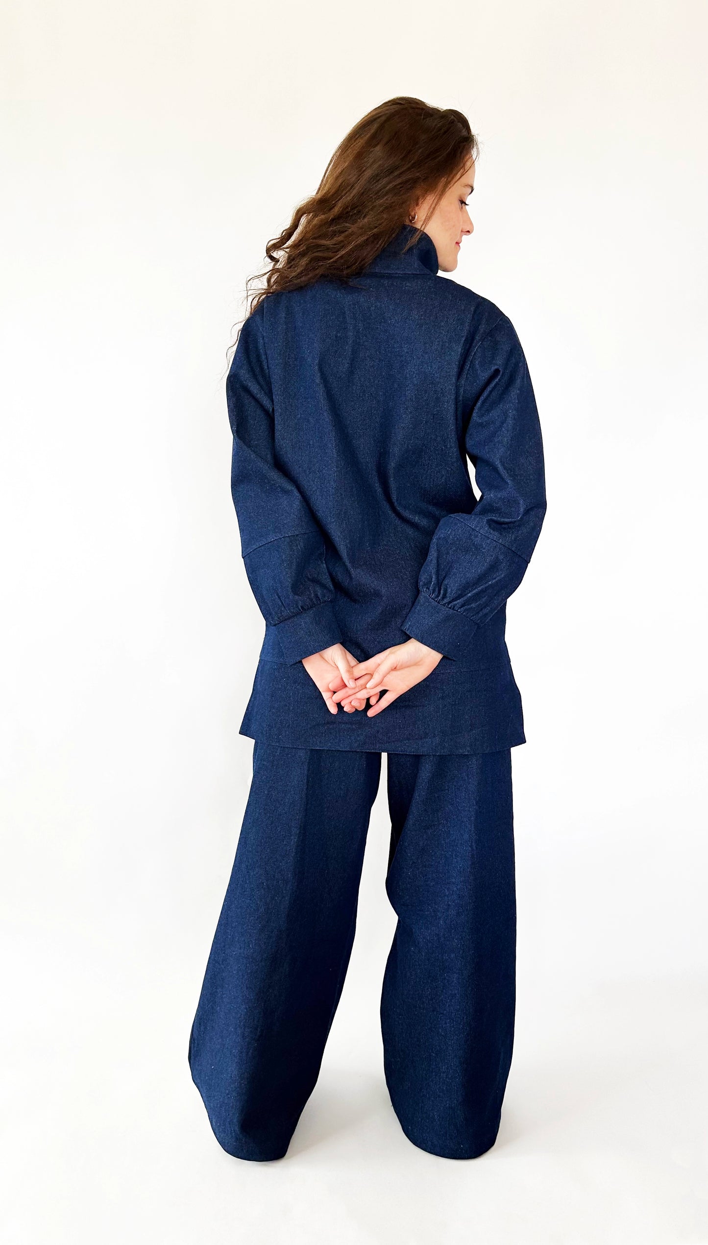 Chemise oversize denim allaitement - Héritage