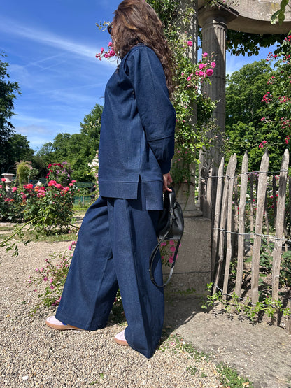Chemise oversize denim allaitement - Héritage
